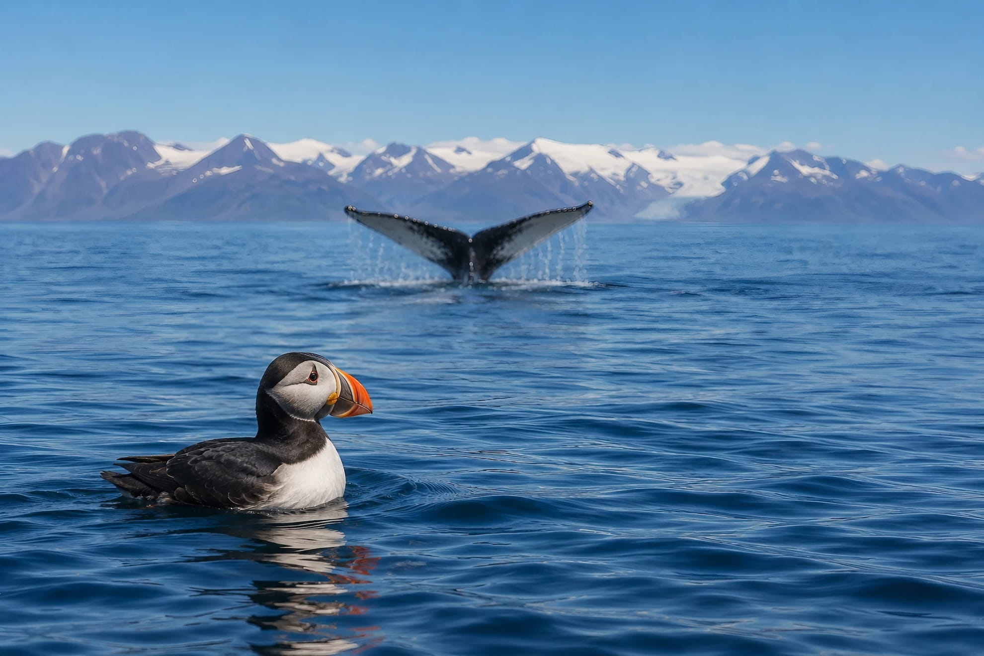 Puffin and Whale Watching Reykjavik